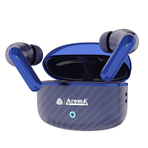 Image of AROMA TWS9 with Upto 40 Hrs* Playtime BT V5.4, Type C Fast Charging True Wireless Earbuds