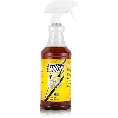 Strike Hold 32oz Gun Oil - Gun Cleaner - CLP Gun Cleaner and Lubricant - Gun Cleaning Solvent -Gun Cleaning Oil - Gun Lube - Gun Lubricant - Shooter Lube Gun Cleaner - Gun Oil Bottle Cover