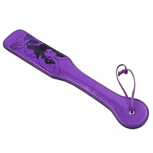 Lederen Spanking Paddles paars gedrukt flirten peddel Fetish Flogger Cosplay zweep seksspeeltjes voor koppels…