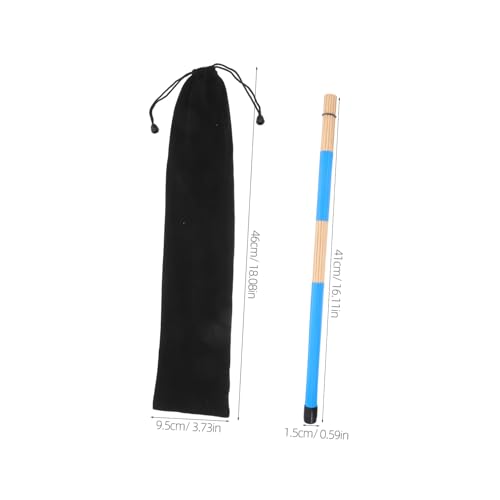 1par de Baquetas Profesionales de Madera para Jazz y Música Folk, con Diseño Cómodo y Estuche miniatura 2