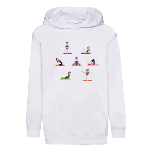 Sweat à capuche enfant yoga pour se détendre après les asanas