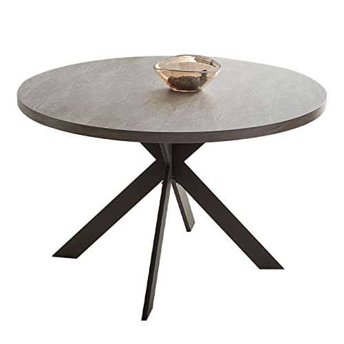 47-Round-Dining-Table-Set-Mid-Century-Modern-Round-Dining-Table-for-4-6-Person-Steel-Legs-Leisure-Coffee-Table-for-Kitchen-Dining-Room-Save-Space 47 Round Dining Table Set Mid Century Modern Round Dining Table for 4 6 Person Steel Legs Leisure Coffee Table for Kitchen Dining Room Save Space