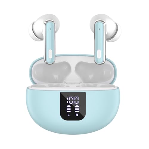 Bluetooth Headphones True Wireless Earbuds 60H Playback LED