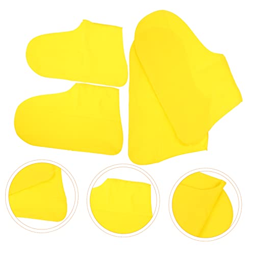 2 pares de cubrezapatos reutilizables para lluvia protector elástico para deportes de ciclismo indoor y outdoor miniatura 7