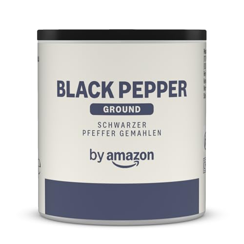 by Amazon Schwarzer Pfeffer gemahlen, 50g