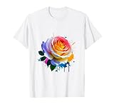 Watercolour Roses Valentines Romantic Floral Love