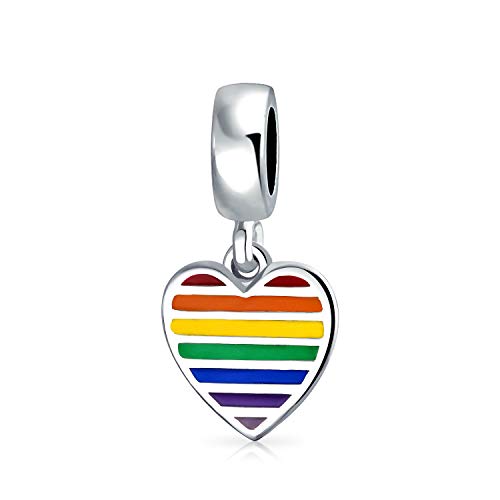 Bling Jewelry Sterling Silver LGBTQ Rights Charm