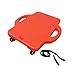 kowaku Scooter Board Flat Sport Board Physical Education with Handle Roller Sitting Board Floor Board for Gym Home Basement Outdoor, Red