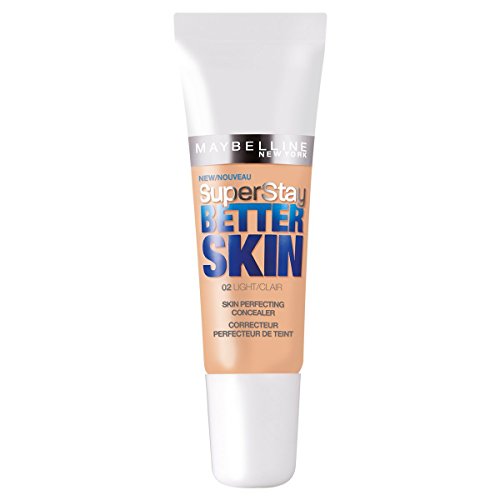 Maybelline New York Super Stay Better Skin Concealer Light 02 / Abdeckstift in natürlichem Braun, langanhaltendes Teint-Make-Up gegen Hautunebenheiten, 1 x 11 ml