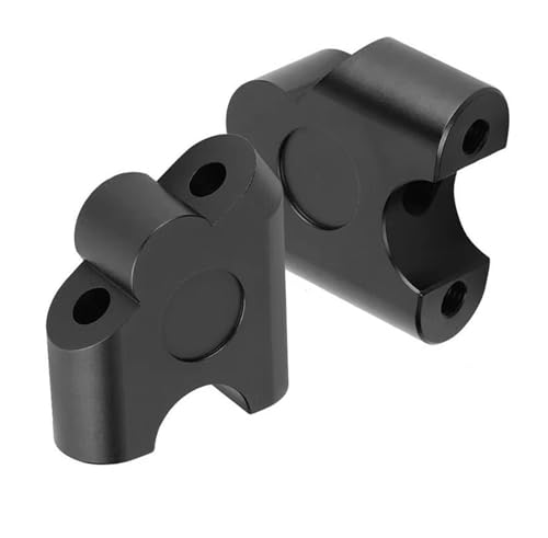 Rehausseur de guidon moto 22mm de finition noire pour moto Indian