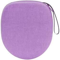DR·AMIU Headphone Case, Large Headphones Case Purple | Compatible with JBL, Soundcore, Sony WH-CH520/WH-CH720N, BERIBES, KVIDIO, TOZO HT3/HT2, Picun Headphone, Big Headphone Case