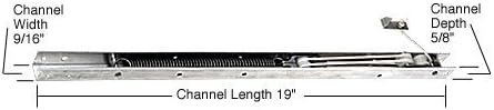 C.R. LAURENCE FA1830 CRL 19 Window Channel Balance - 1830 or 18-3
