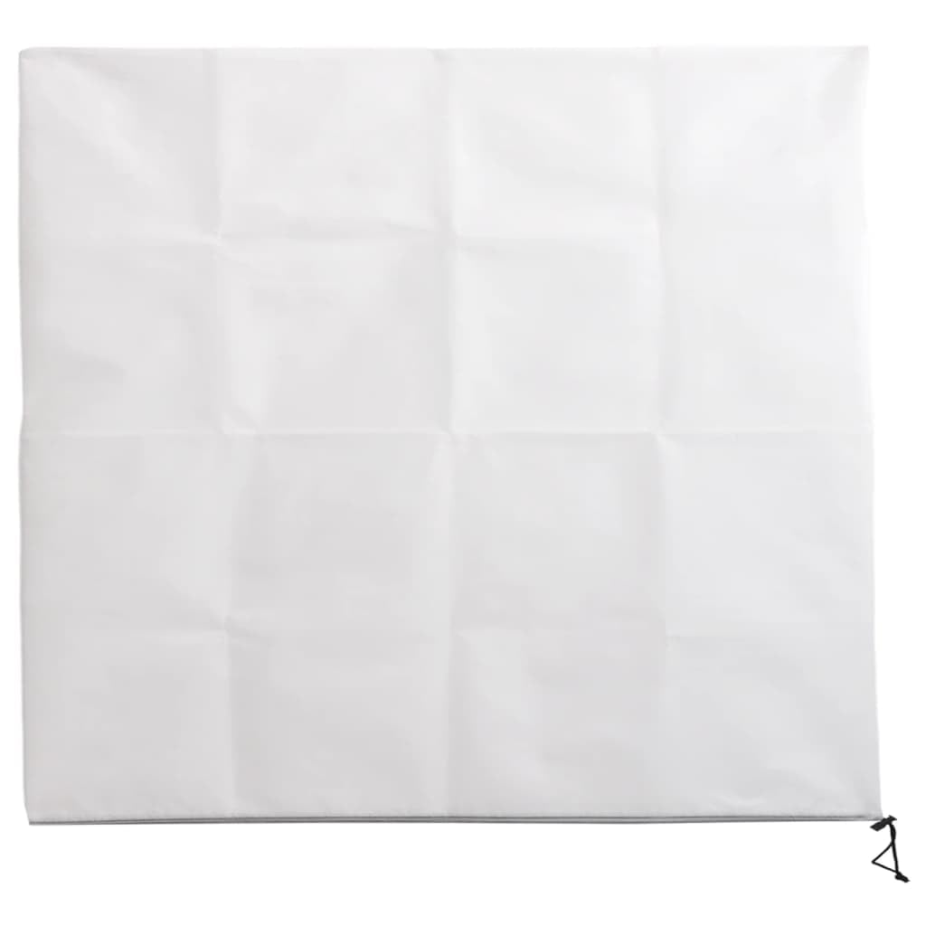 Toison d'hiver avec fermeture éclair 10 pièces 70 g/m² 3,93 x 3,5 m – Housse de protection anti-gel en tissu non tissé respirant avec cordon de serrage et fermeture éclair pour plantes, semis et