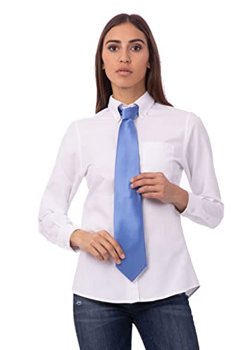 Cravate bleu Chef Works une finition soignée pour uniforme adulte haut de gamme