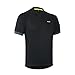 ARSUXEO Men's Cycling Jerseys Short Sleeves MTB Bike Shirt 635 Black Size Large