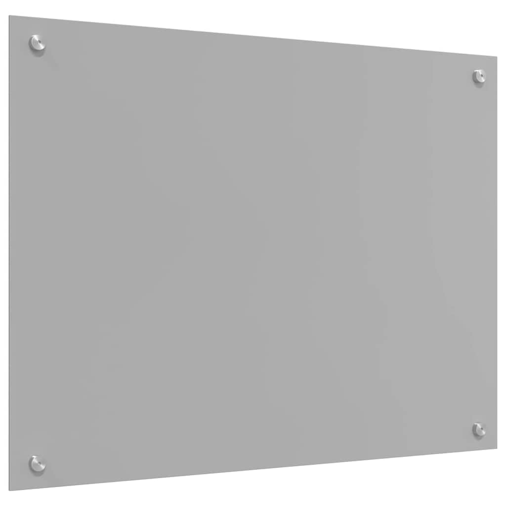 Solivagant Küchenrückwand 2 pcs Hellgrau 80 x 50 cm Gehärtetes Glas, Küche Esszimmer,Küchenhelfer -utensilien, 13.5 kg-3415450