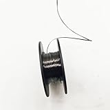 HNZZQFR 1PC Roll 1K 20M Carbon Fiber Wire/Tow Continuous Carbon Fiber Filament Yarn Thread Tape