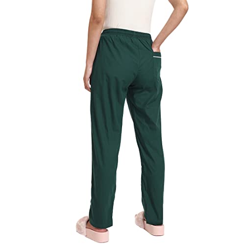 Image of Bewakoof Women's Solid Regular Fit Poplin Pyjamas