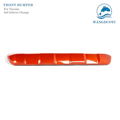 Image of Front Bumper Lower Valance Panel Skid Plate Black Compatible with 2016-2023 Toyota Tacoma - Replaces Part 53911-04210 TO1095205 (Orange Style 4X0)