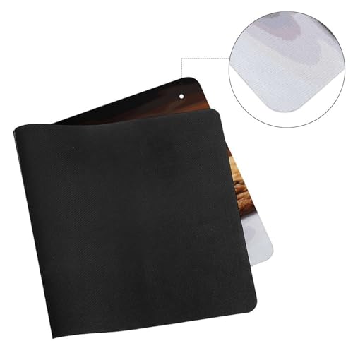 Base para mouse grande de caucho antideslizante estilo Chocolate Cookie miniatura 7
