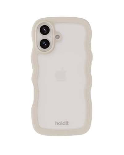Holdit �ϏՌ� �X�}�z�P�[�X (iPhone 16Plus / �~���N�e�B �x�[�W��/�N���A�^�C�v) ���{���㗤���f�� �X�}�z �P�[�X �J�o�[ �Ȃ݂Ȃ� �E�F�[�u (�Ռ��z��/TPU/���C�����X�[�d�\) iphone�P�[�X