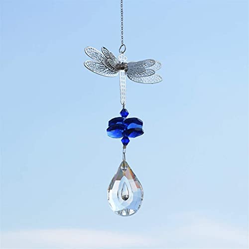 Dragonfly Crystal Suncatcher Prisms Bead Hanging Crystal for Windows Prisms Garden Wedding Christams Decor Rainbow Maker… - Image 4