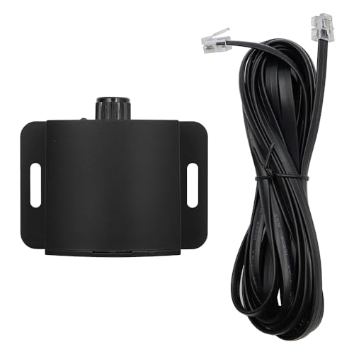 CENPEK Bouton De Basse Pour Amplificateur De Voiture Bouton De Commande De Basse À Distance Avec Câble D'Extension À 6 Broches-4 Mètres
