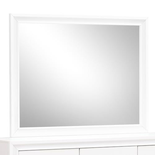 sofutoo Elegant Full-Length Mirror for Enhanced Style and Reflection in Your Home, White Finish, 37