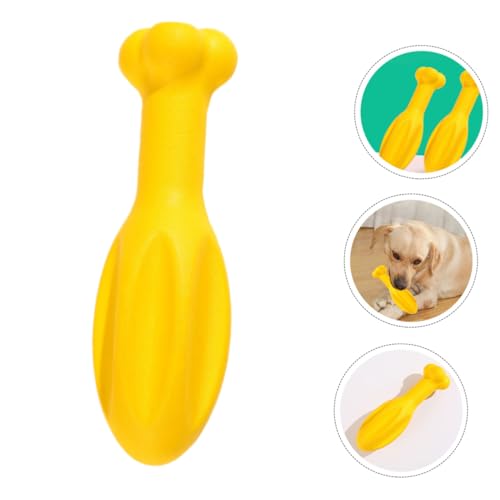 BESTonZON Hühnerknochenförmiges Hundespielzeug Welpen-beißspielzeug Kauspielzeug für Hunde mit Eva-Material gegen Stress und Langeweile Fördert Zahngesundheit