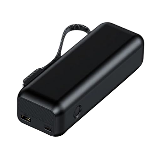 BABIBAOBEI Batería externa de 20000 mAh, incluye cable USB C retráctil de carga rápida para múltiples dispositivos, cargadores USB C