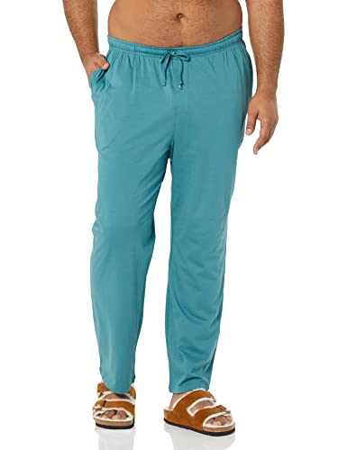 Image of Amazon Essentials Men's Relaxed-Fit Lightweight Cotton Knit Lounge Pajama Pants
