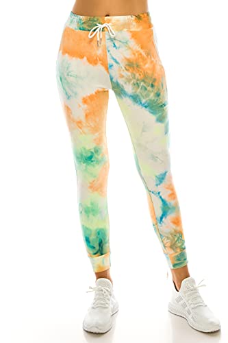 LA12ST Jogger Pants for Women Womens Sweatpants Drawstring Pockets Soft Workout Yoga Lightweight Lounge Pants