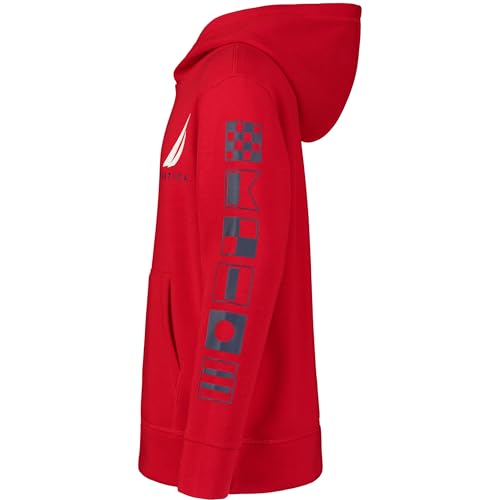 Image of Nautica Boys' Pullover Fleece Hoodie Sweatshirt