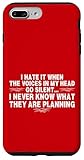Dark Humor Hearing Voices Graphic Humorous Quote