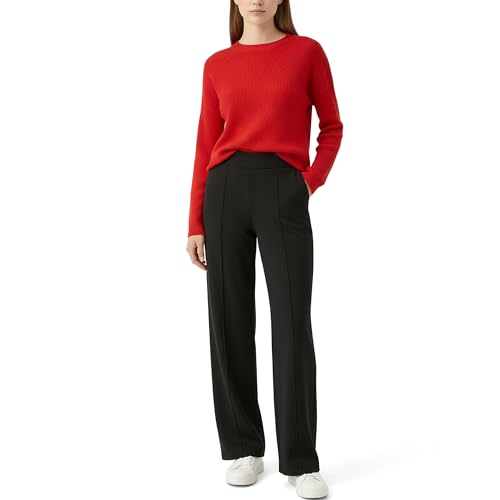 Smith & Solo Jogginghose Damen – Yogahose High Waist Sporthose Hohe Taille Freizeithose Weites Bein Sommerhose mit Tasch...