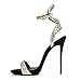 Way bocke Damen Sandalen, Summer Peep Toe Mode Stilettos High Heels, Absatzhöhe 13Cm,A,45