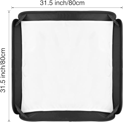 Godox 32x32inch Strip Softbox with S2 Speedlite Bracket Bowens Mount for Godox V1 Series, AD200Pro, AD400Pro, V860II, TT350 Series Flash Speedlights