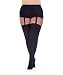Pretty Polly Women's Plus-Size Curves Suspender Tights