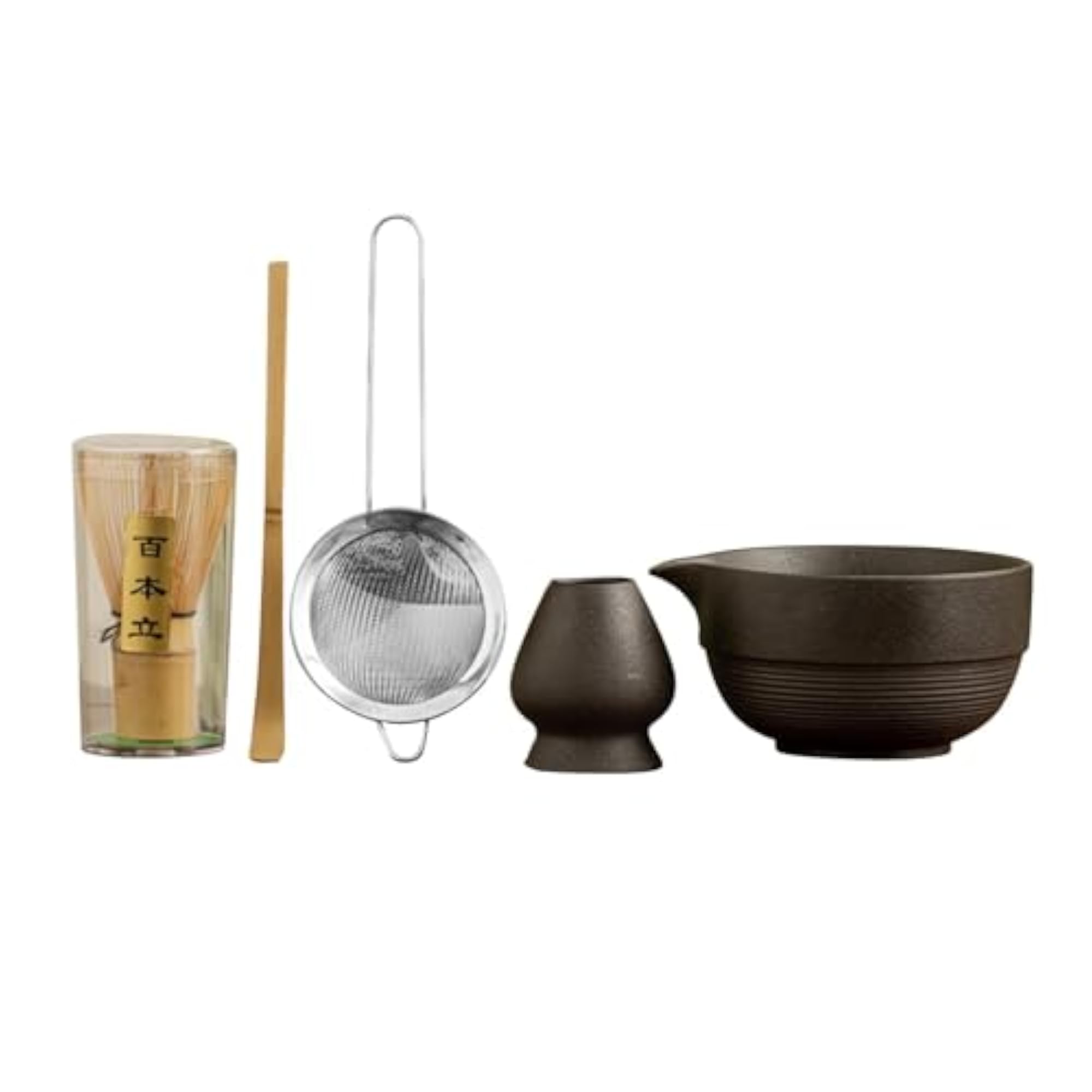 Sturdy Japanese Tea Making Tools, Complete Kit