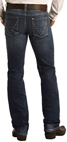 Vintage '46 Slim Fit Stretch Straight Bootcut Jeans #M1R6202