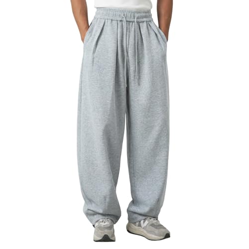 Pantalon de jogging baggy homme avec entrejambe profonde style ample