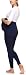 Merry Style Leggins Premamá Pantalones Largos Mujer MS10-297 (Azul Marino, M)
