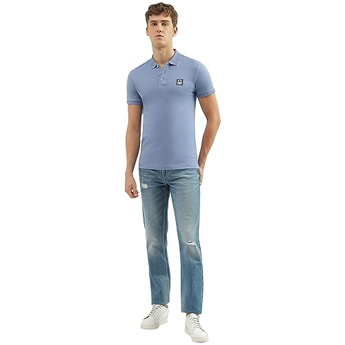 Image of United Colors of Benetton Men's Solid Regular Fit Polo Shirt