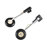 RC Plane Electric Main Retract Whith Wheels 1Set Servoless for RC Plane Flight Weight: 4-6kg