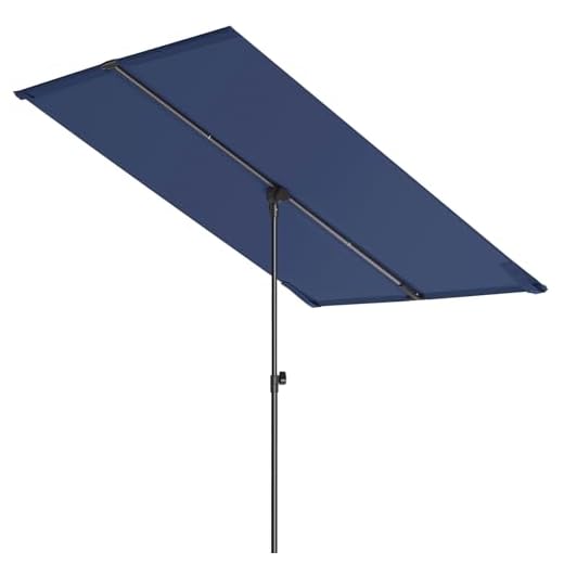 HOMSHADE Outdoor Balcony Umbrella 6x4ft