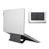 MOFT モフト ノート パソコン スタンド PC [11.6インチ～16インチ] に対応 [日本国内正規代理店] 新型 通気口付き 中空デザイン 放熱性よく 薄くて丈夫 コンパクトで軽量 角度調整可能 パソコンに優しい AirFlow エアフロー (ブラック)