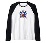 Powell Coat of Arms - Family Crest Raglan Baseball Tee