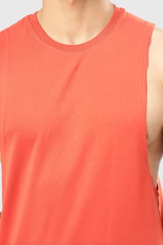 Image of FUAARK Men's Cotton Sleeveless Tank Tops Gym Vest for Mens