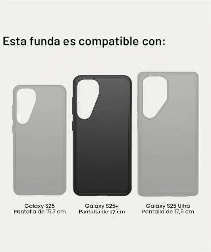 Otterbox Funda Defender XT para Samsung Galaxy S25+, Claro/Negro 3