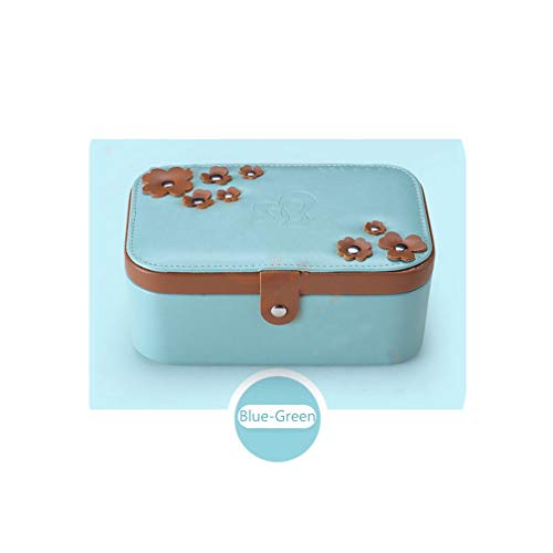 XianYuu New Multifunctional Clover PU Jewelry Storage Box Earrings Ring Necklace Organizer Travel
